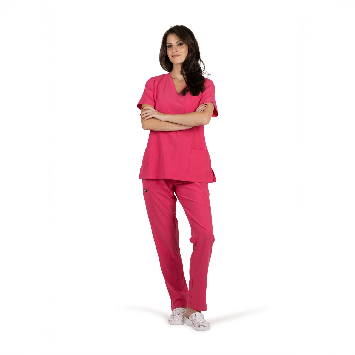 Costum medical Bella (Fuxia)