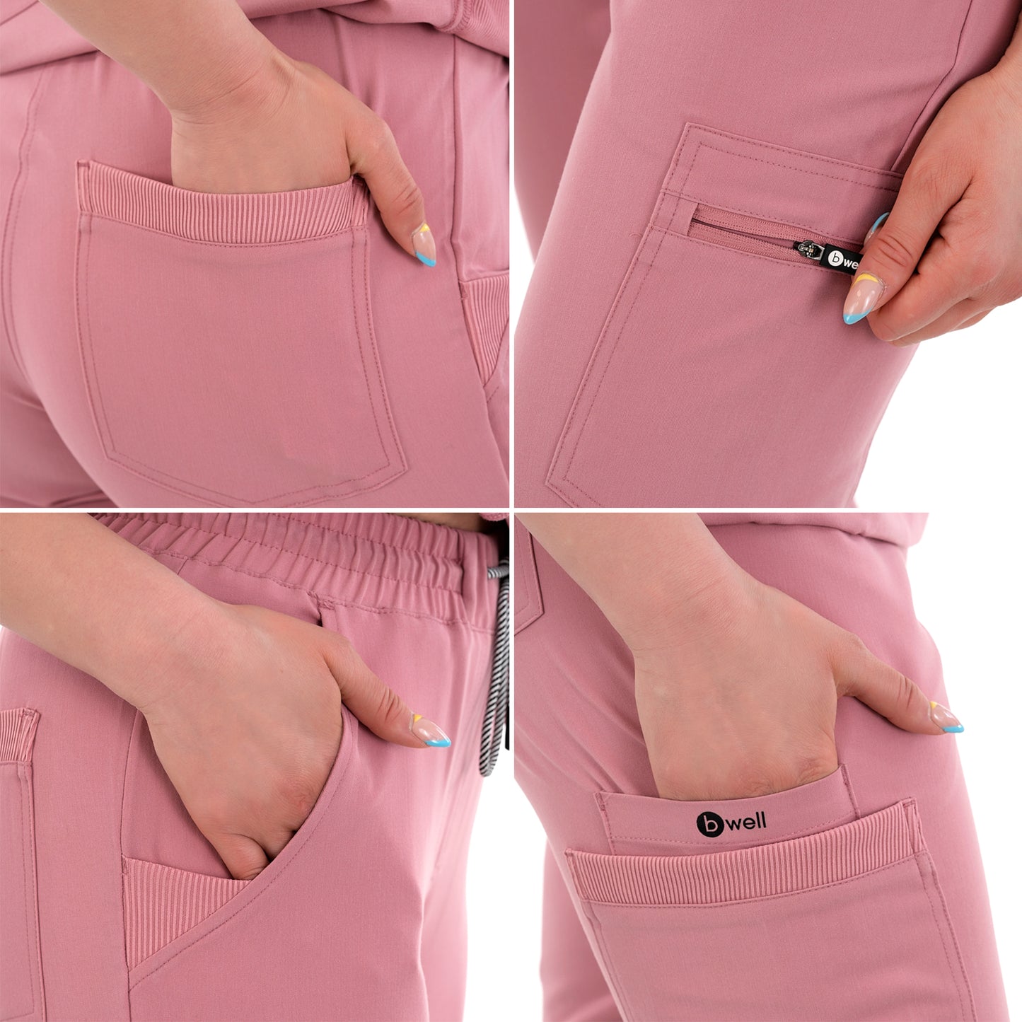 Pantaloni uz medical Ricci (Mauve)