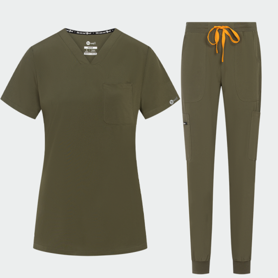 Costum medical Naomi (olive)