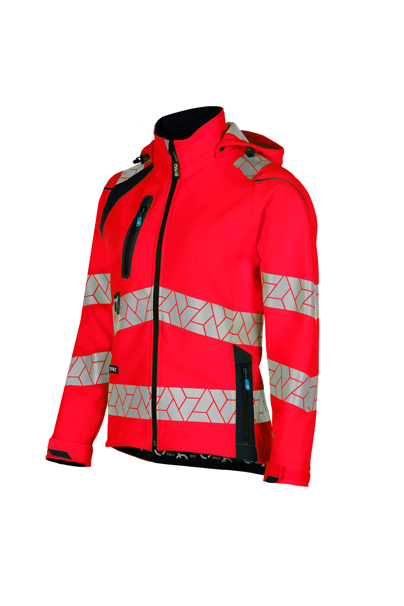 Geaca softshell de dama de inalta vizibilitate, stretch SYNQ® Deteqtor Women cod 651WA2TUS