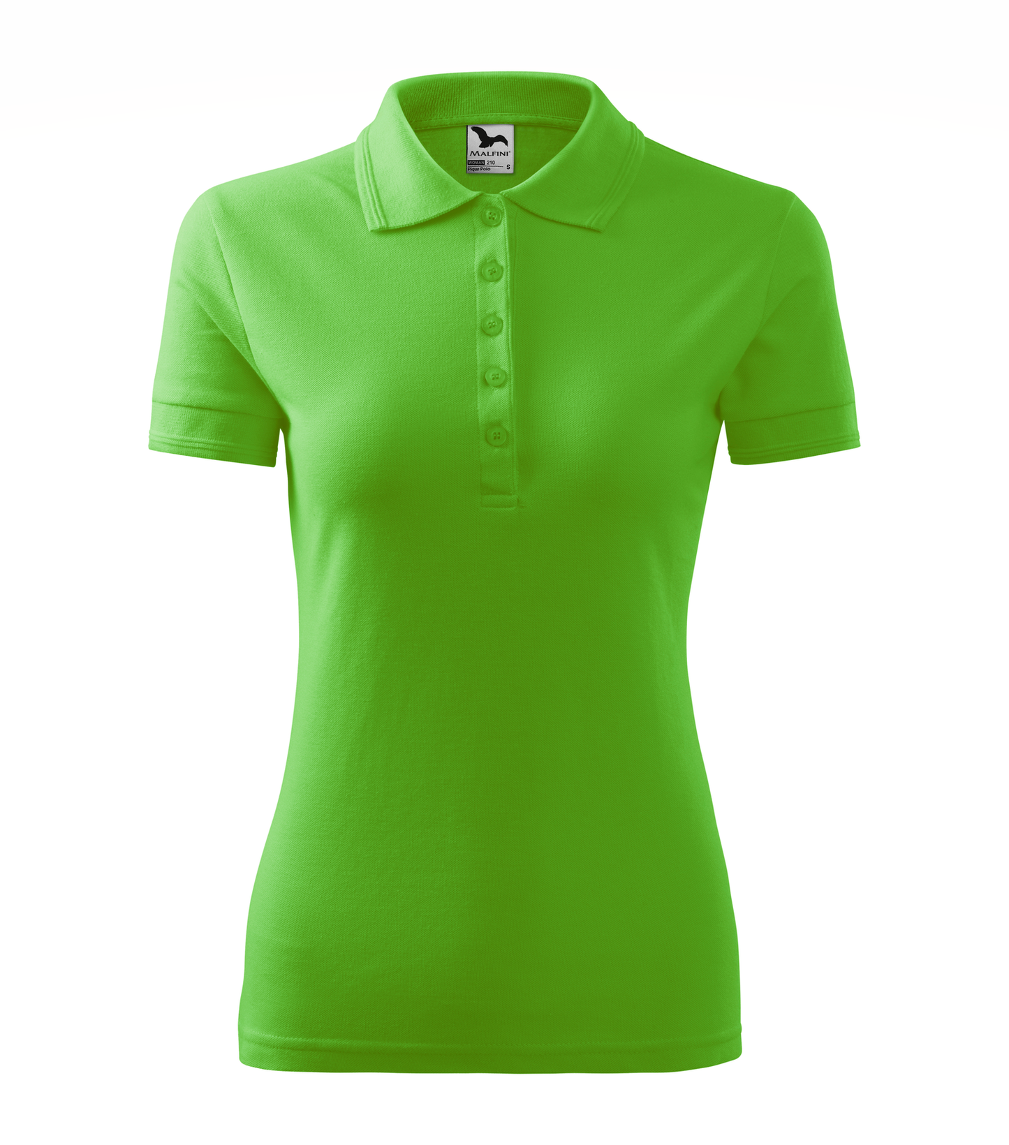 Tricou Polo Pique 210 damă verde (variantă)