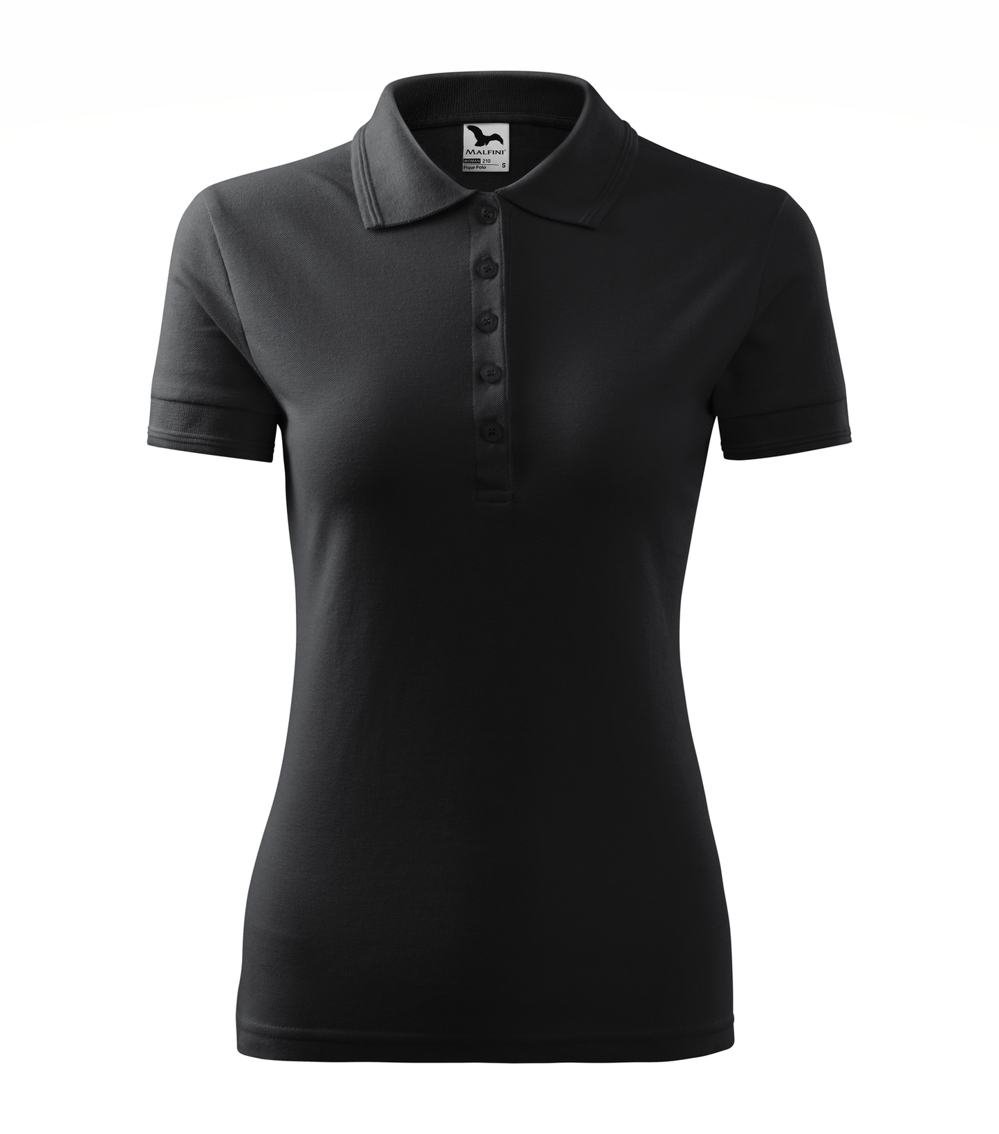 Tricou Polo Pique 210 damă gri (variantă)
