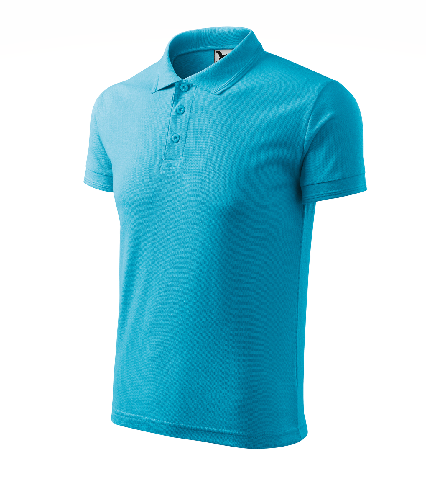 Tricou Polo Pique bărbați turcoaz (variantă)