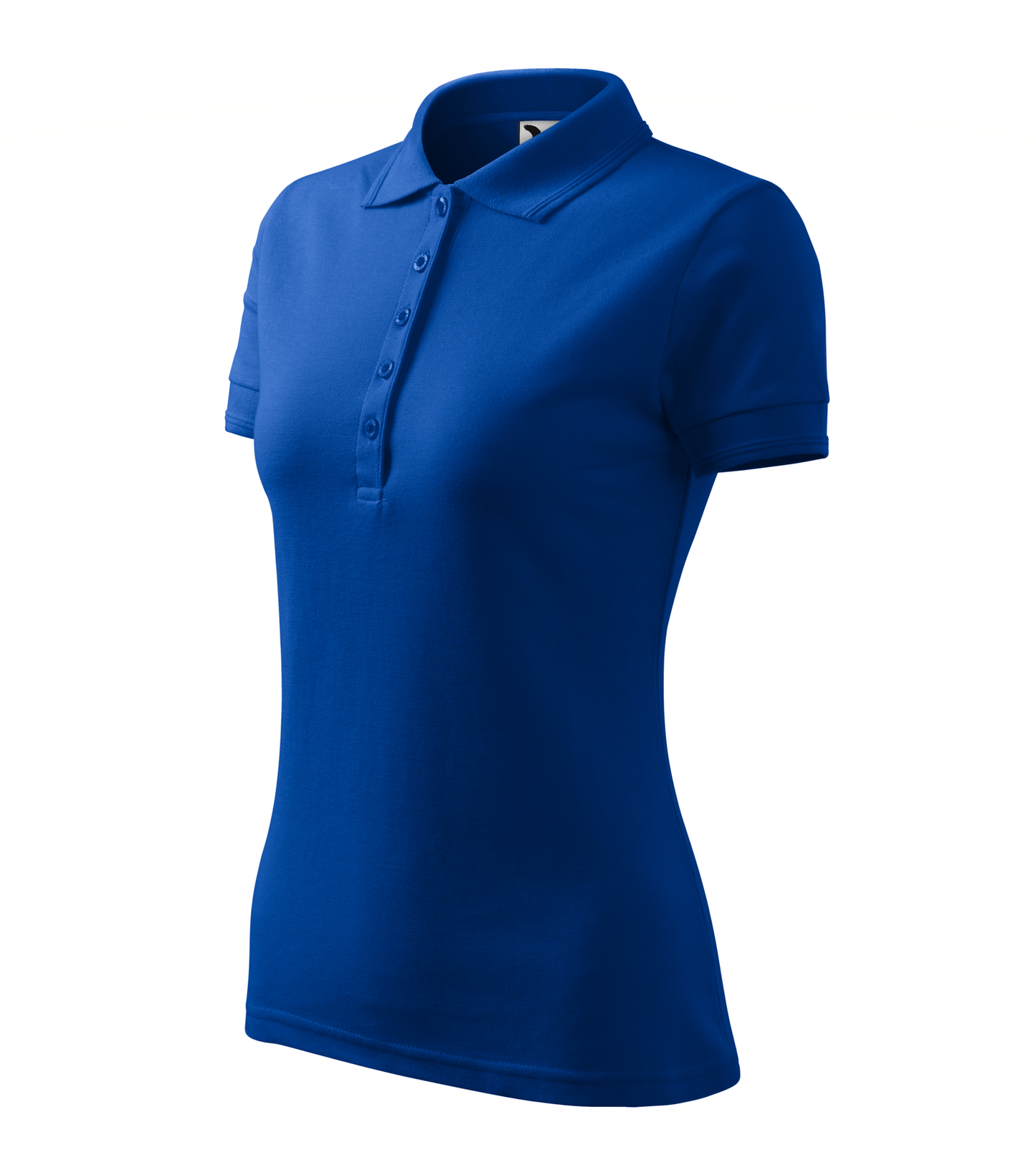 Tricou Polo Pique 210 damă albastru (variantă)