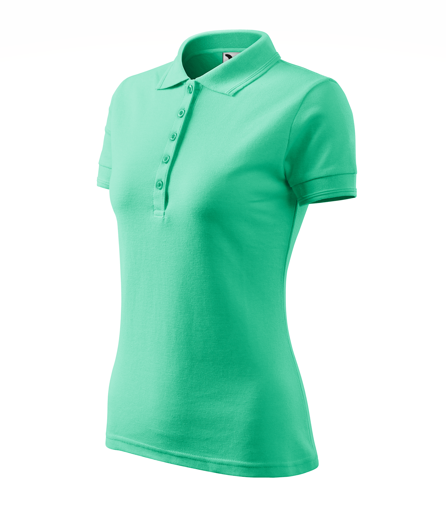 Tricou Polo Pique 210 damă verde (variantă)