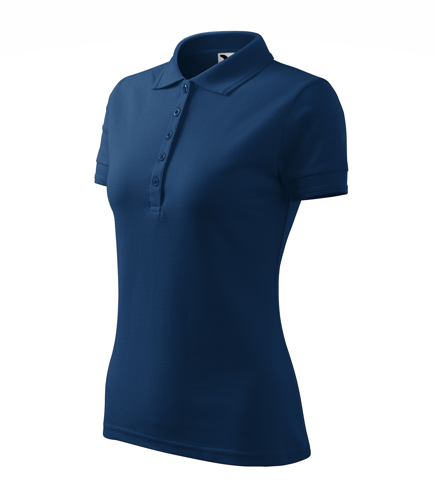 Tricou Polo Pique 210 damă albastru (variantă)