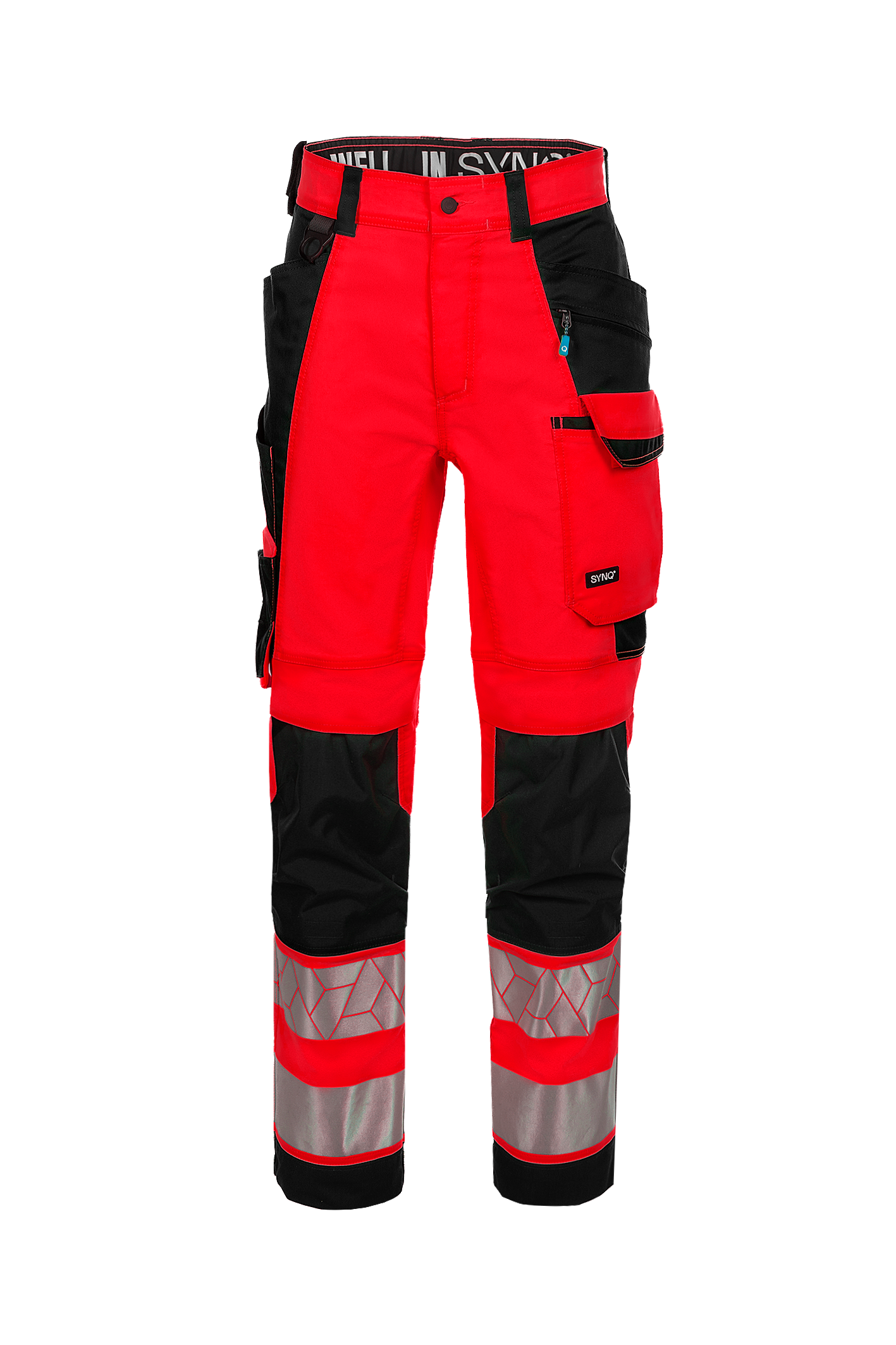 Pantaloni de inalta vizibilitate cu buzunare pentru genunchiere SYNQ® Catchup cod 110WA2OAA