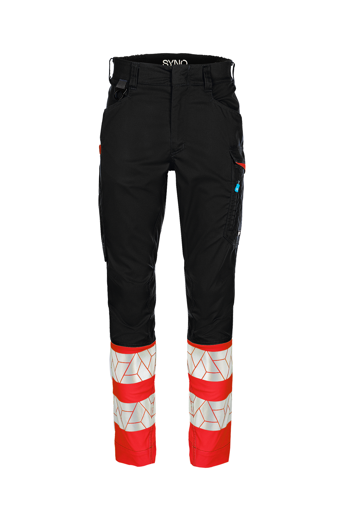 Pantaloni de lucru cu zone stretch si inalta vizibilitate clasa 1 SYNQ® Qlear cod 111WA2PQA