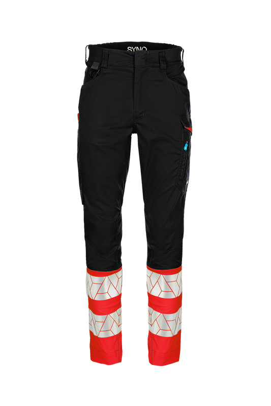 Pantaloni de lucru cu zone stretch si inalta vizibilitate clasa 1 SYNQ® Qlear cod 111WA2PQA
