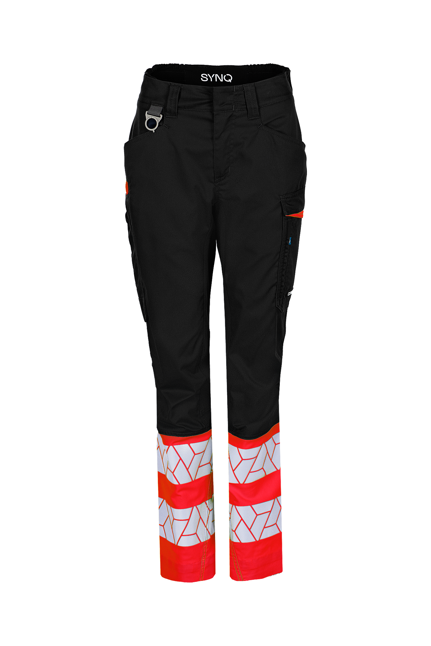 Pantaloni de lucru de dama cu zone stretch si inalta vizibilitate clasa 1 SYNQ® Qlear Women cod 161WA2PQA