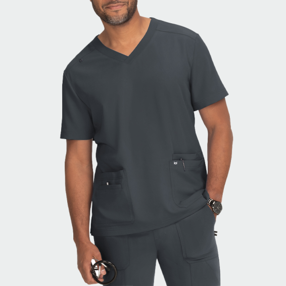 Bluză medicală pentru bărbați KOI Design Next Gen culoare Gri inchis cod 403904