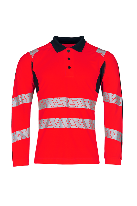 Tricou polo de inalta vizibilitate, maneci lungi SYNQ® Obvias Long cod 307WA2MT3