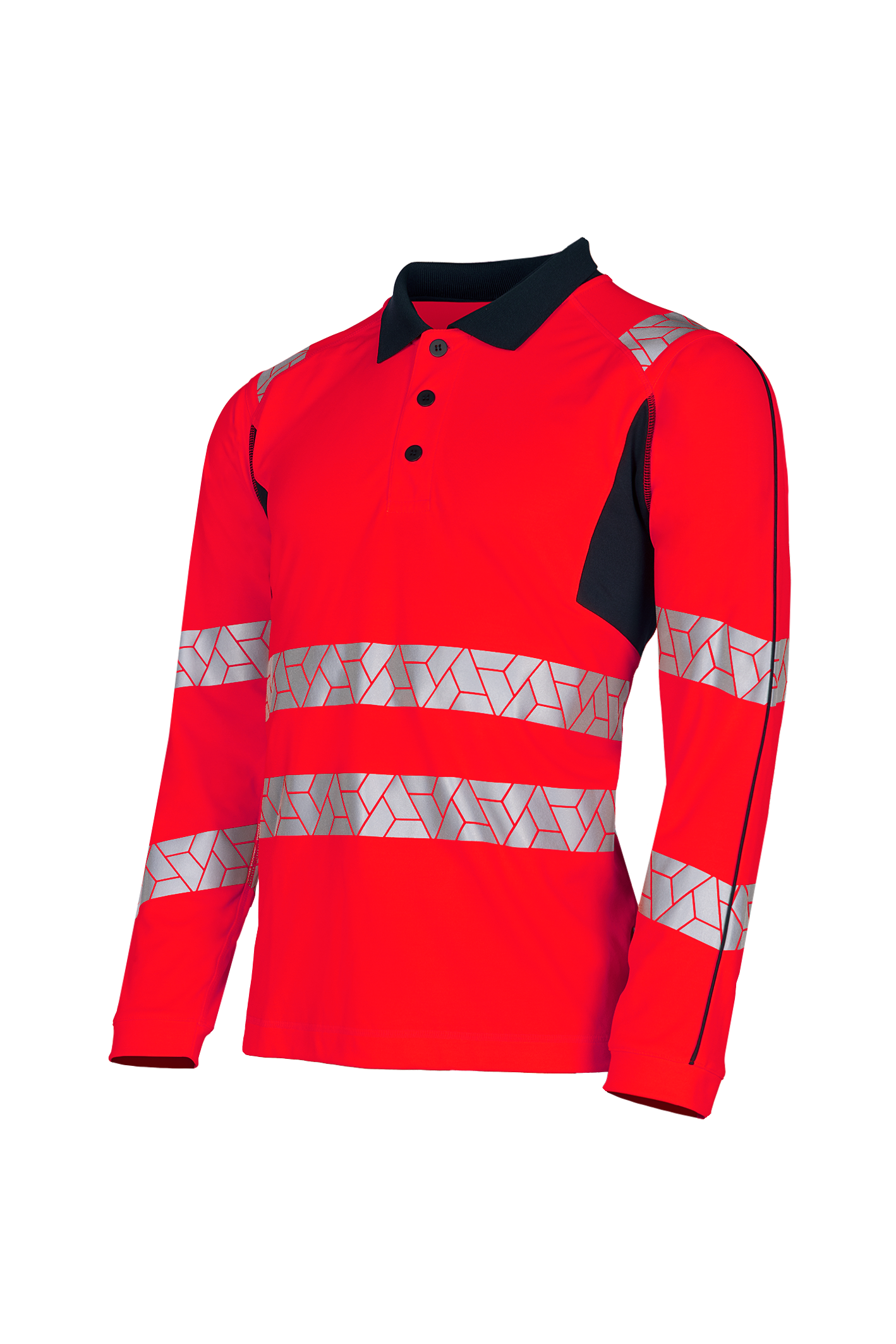 Tricou polo de inalta vizibilitate, maneci lungi SYNQ® Obvias Long cod 307WA2MT3