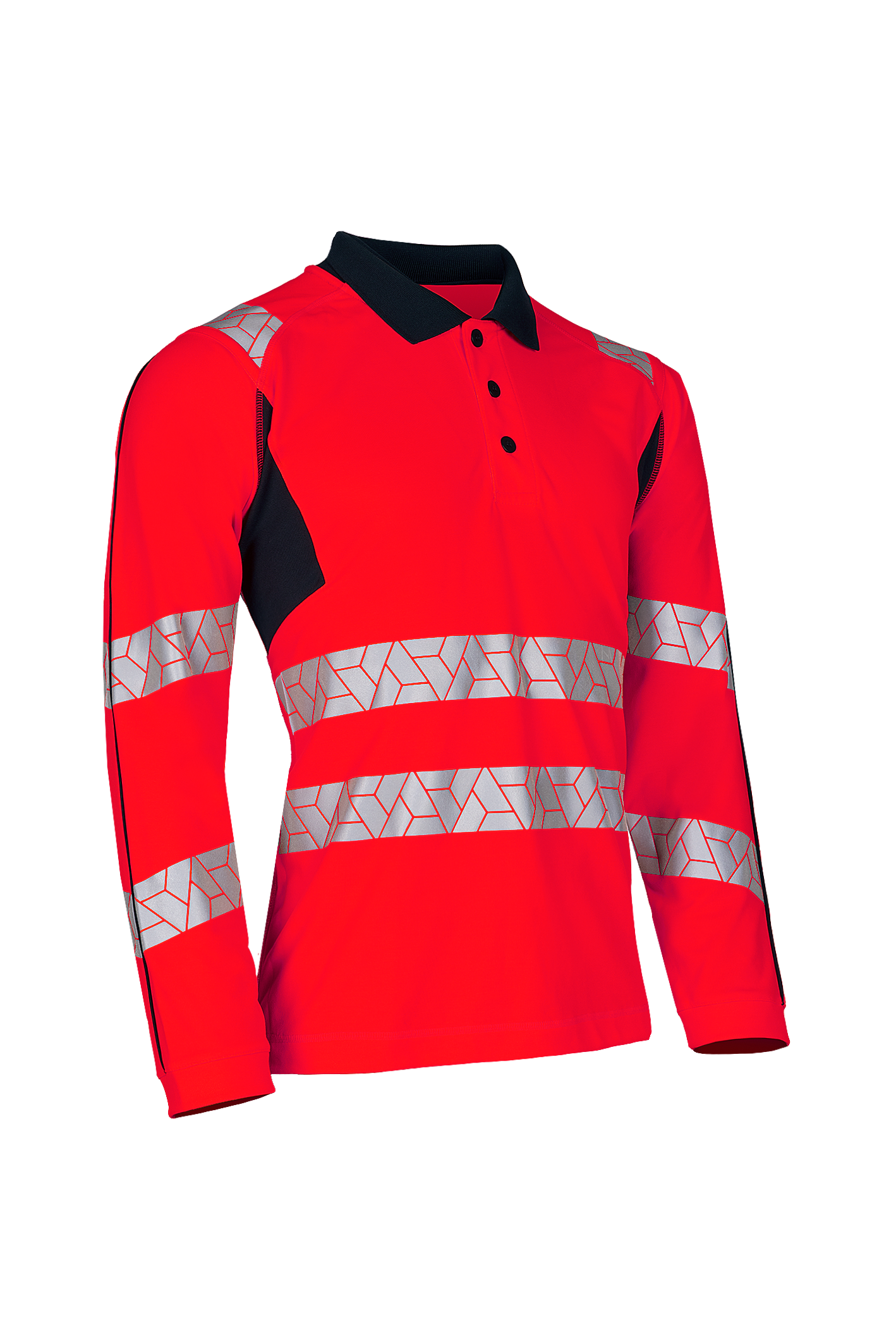 Tricou polo de inalta vizibilitate, maneci lungi SYNQ® Obvias Long cod 307WA2MT3