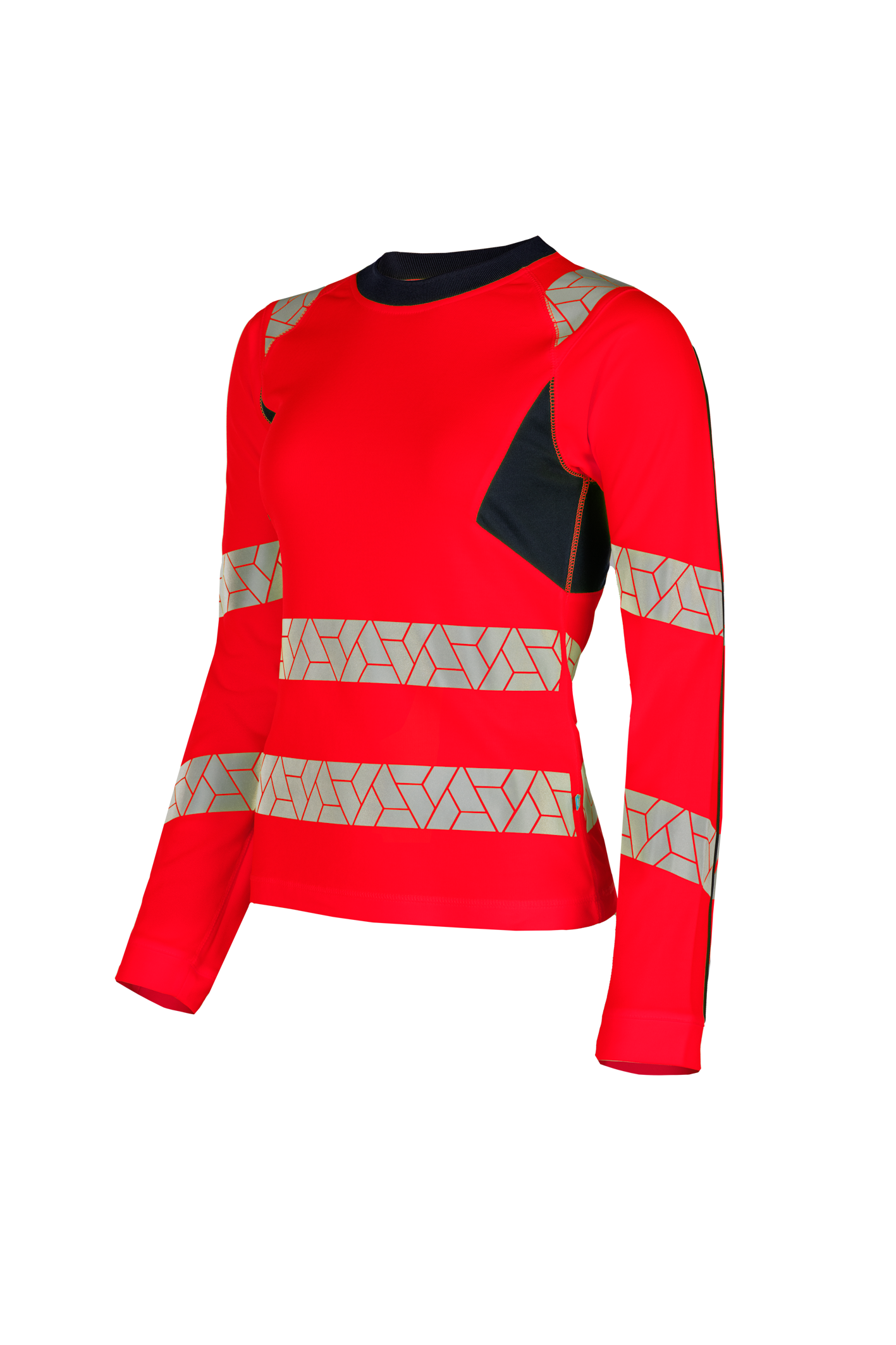 Tricou Reflectorizant de Dama SYNQ® Littup Women, cu Maneca Lunga, Clasa 2 / Clasa 3 cod 356WA2MT3
