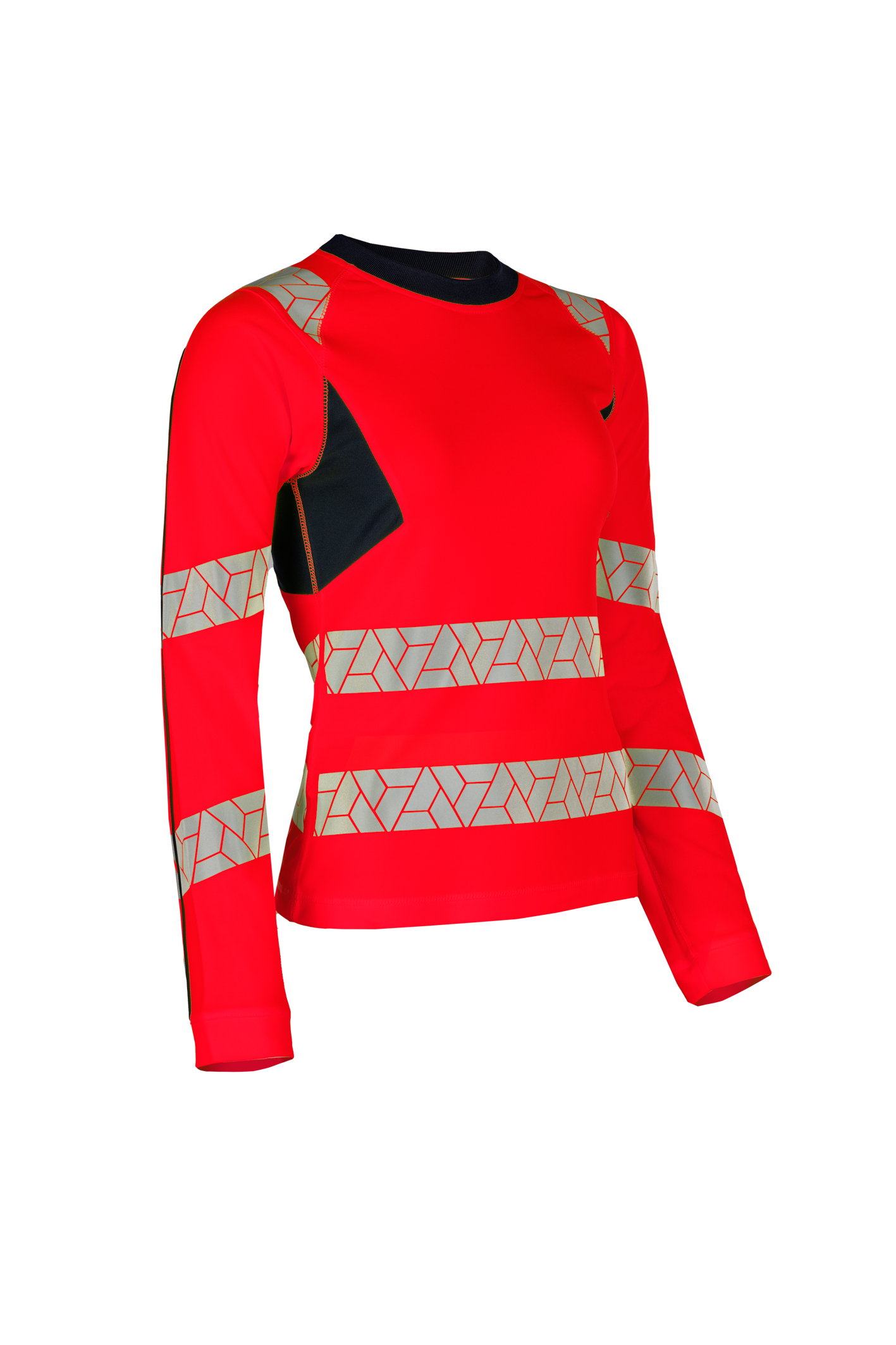 Tricou Reflectorizant de Dama SYNQ® Littup Women, cu Maneca Lunga, Clasa 2 / Clasa 3 cod 356WA2MT3