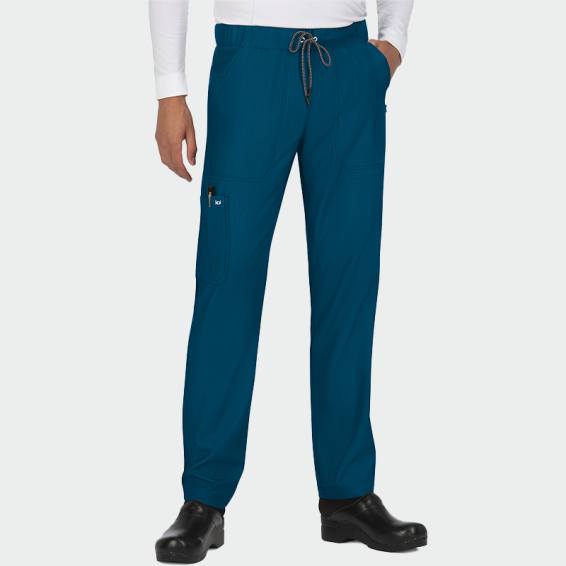 Pantaloni medicali KOI Happiness Next Gen culoare Albastru turcoaz cod 441629