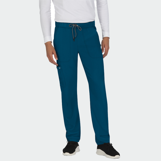 Pantaloni medicali KOI Happiness Next Gen culoare Albastru turcoaz cod 441629