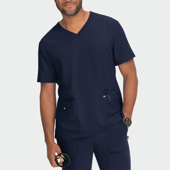 Bluză medicală pentru bărbați KOI Design Next Gen culoare Albastru Marin (Bleumarin) cod 403901