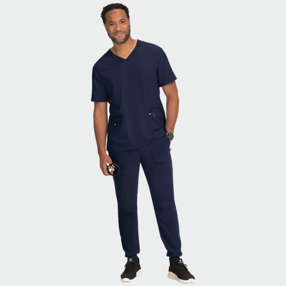 Bluză medicală pentru bărbați KOI Design Next Gen culoare Albastru Marin (Bleumarin) cod 403901