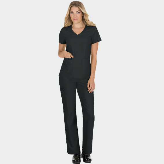 Bluza medicala KOI Design BECCA TOP 373 Culoare Negru cod 404007