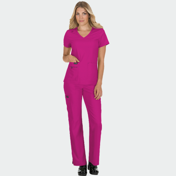 Bluza medicala KOI Design BECCA TOP 373 Culoare Cyclamen cod 404040