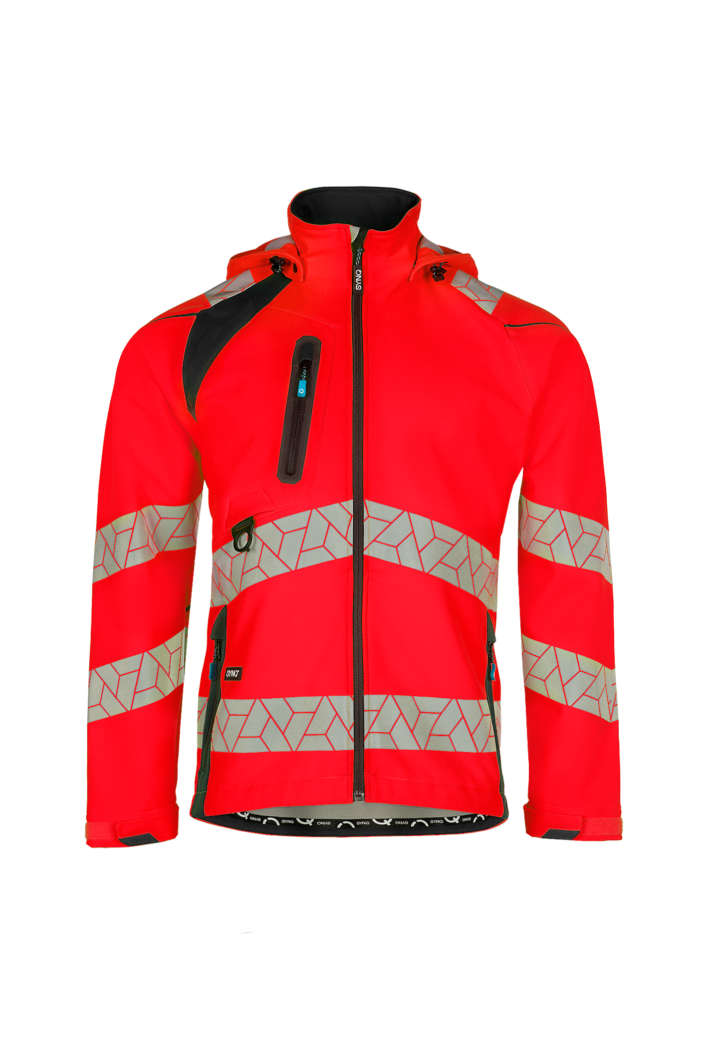 Geaca softshell de inalta vizibilitate, stretch SYNQ® Deteqtor cod 601WA2TUS