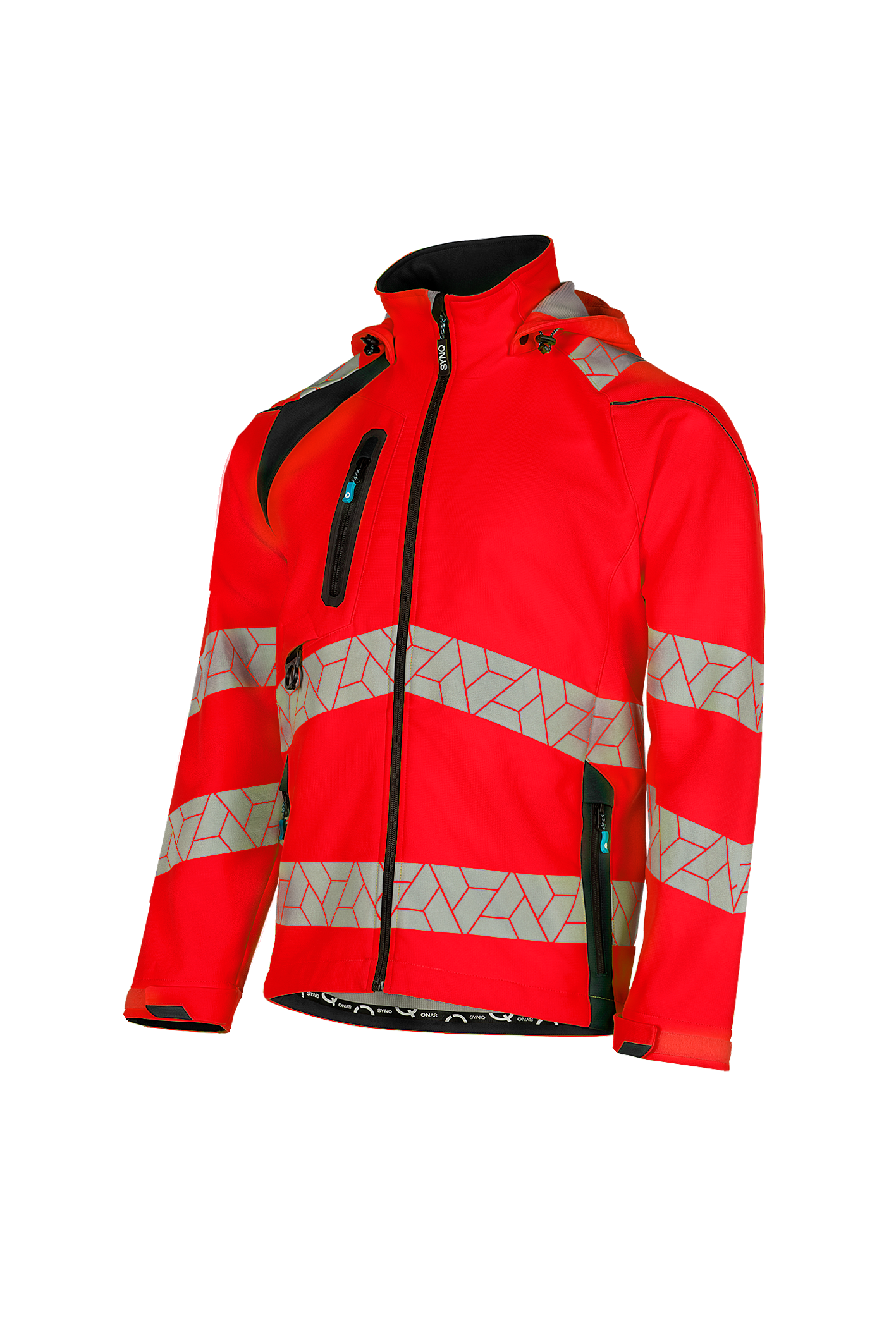 Geaca softshell de inalta vizibilitate, stretch SYNQ® Deteqtor cod 601WA2TUS