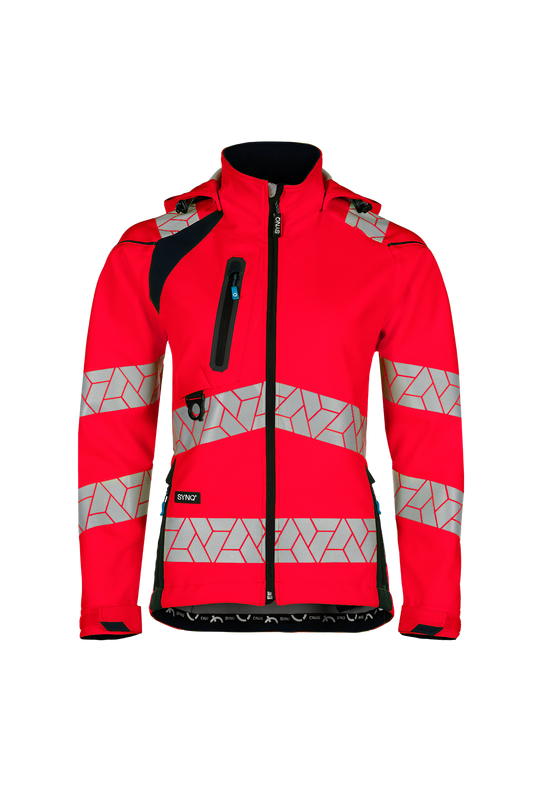 Geaca softshell de dama de inalta vizibilitate, stretch SYNQ® Deteqtor Women cod 651WA2TUS