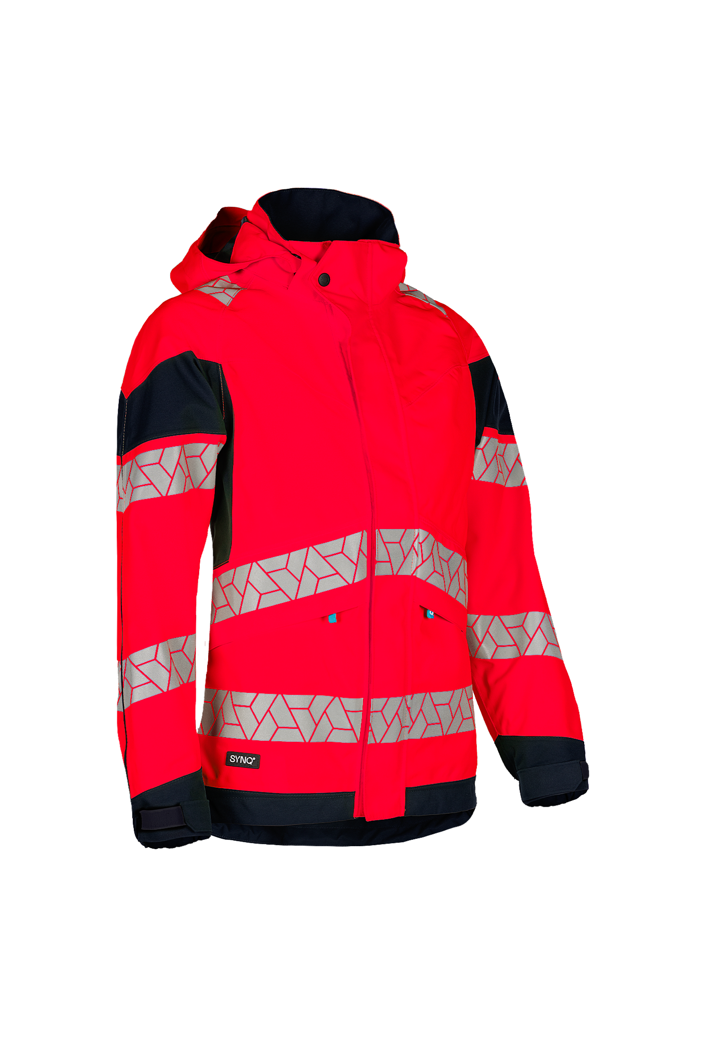 Geaca de ploaie de dama de inalta vizibilitate SYNQ® Jacklight Women cod 755WA2L2I