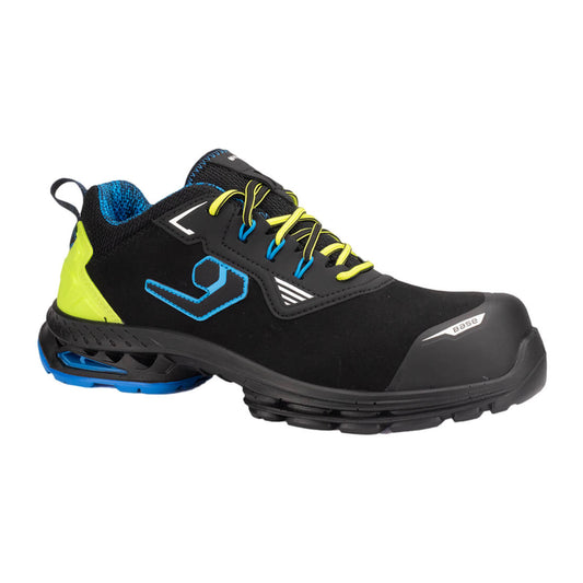Pantofi Athens S3S ESD SC LG FO SR Negru/Verde cod B1711A