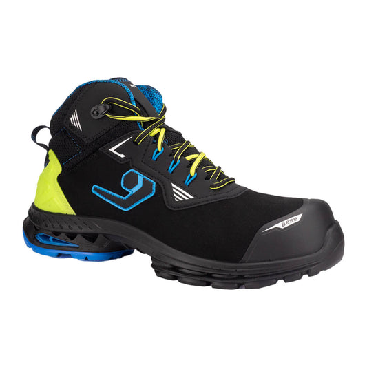 Bocanci Boston S3S ESD SC LG FO SR Negru/Verde cod B1712A