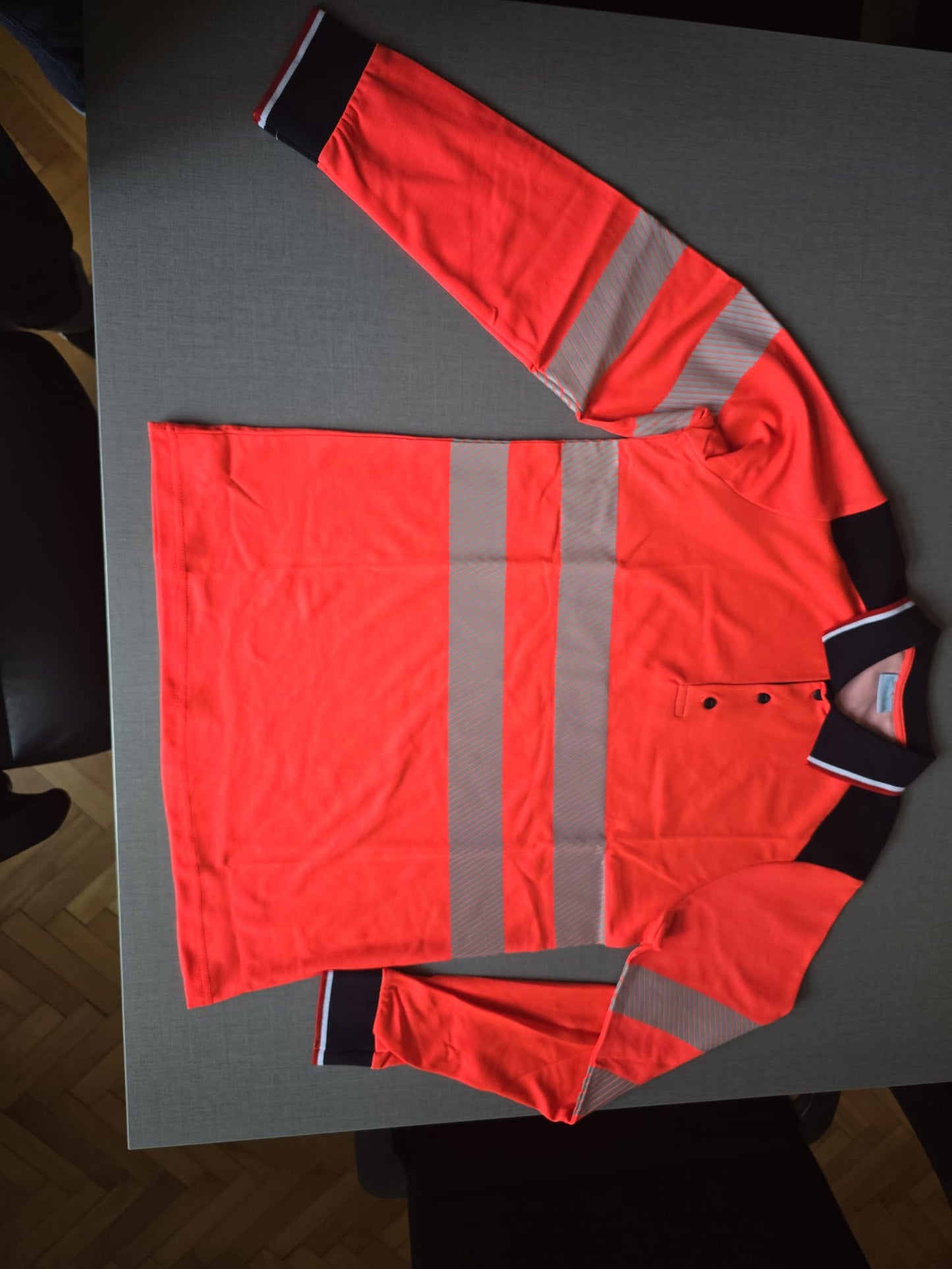 Tricou maneca lunga Hi-VIS Ambulanta- Barbati