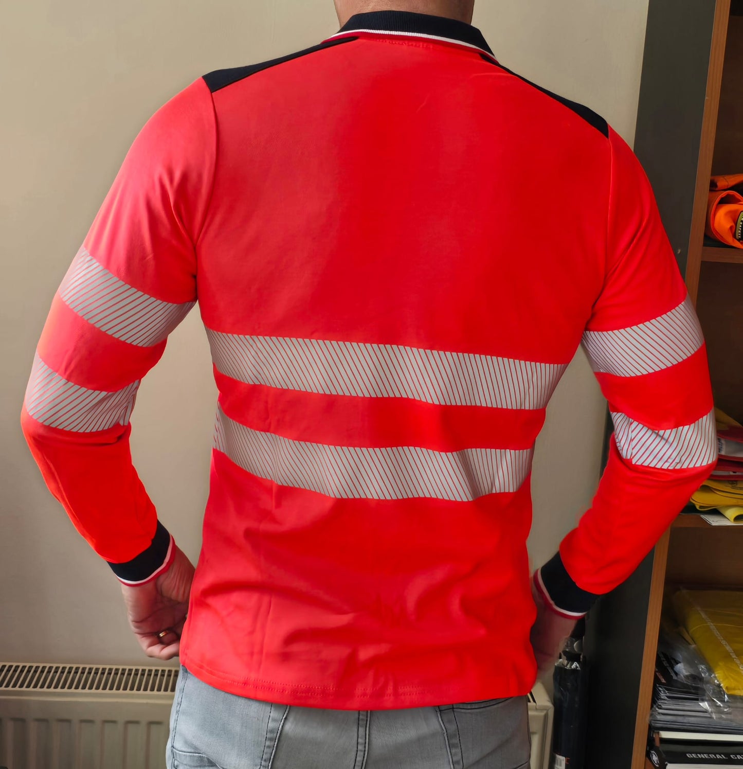 Tricou maneca lunga Hi-VIS Ambulanta- Barbati