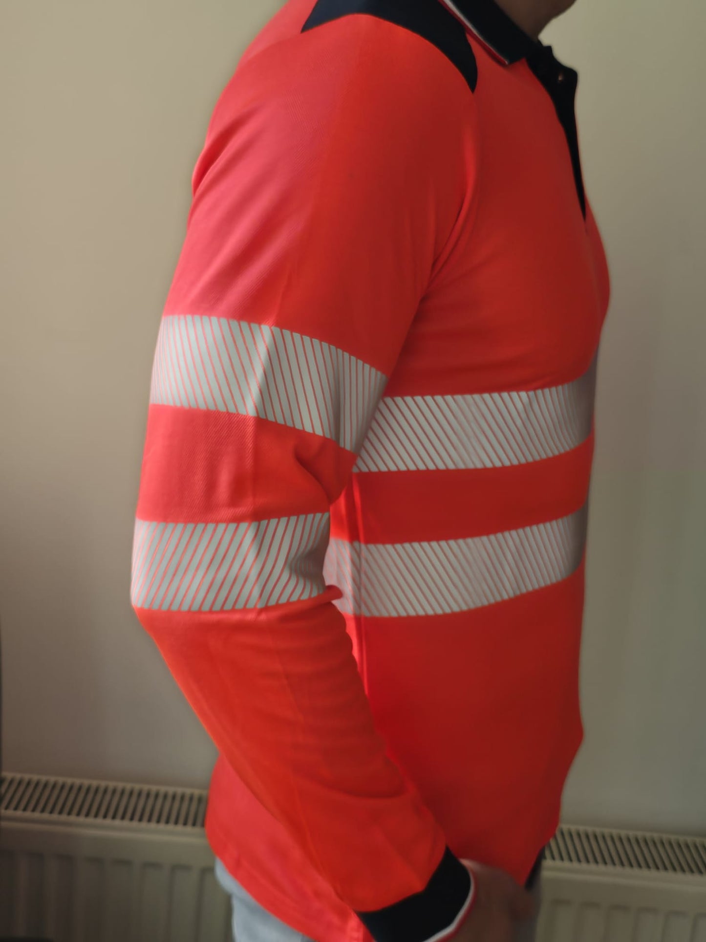 Tricou maneca lunga Hi-VIS Ambulanta- Barbati