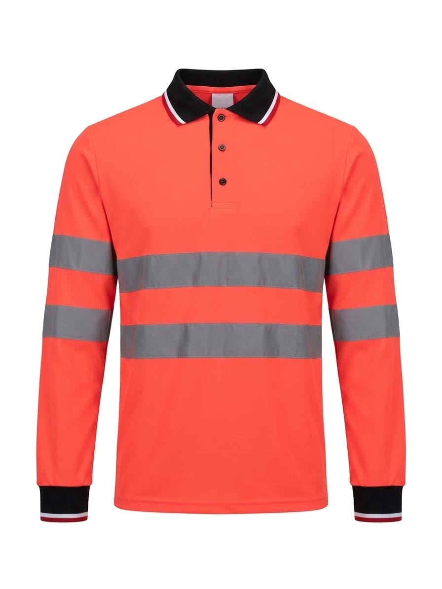 Tricou maneca lunga Hi-VIS Ambulanta- Barbati