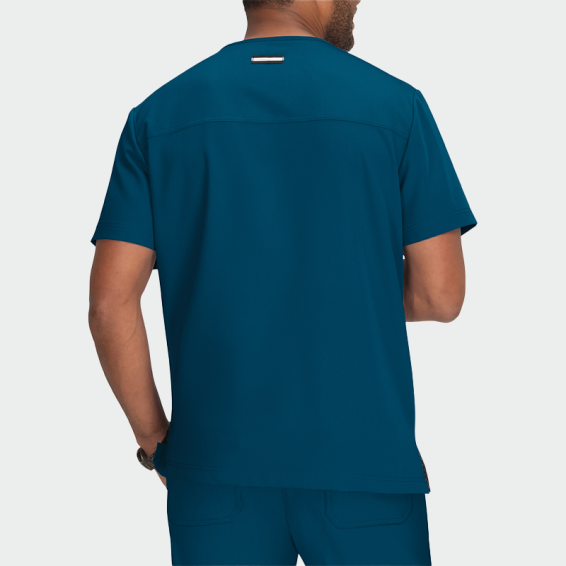 Bluză medicală pentru bărbați KOI Design Next Gen culoare Albastru turcoaz cod 403929