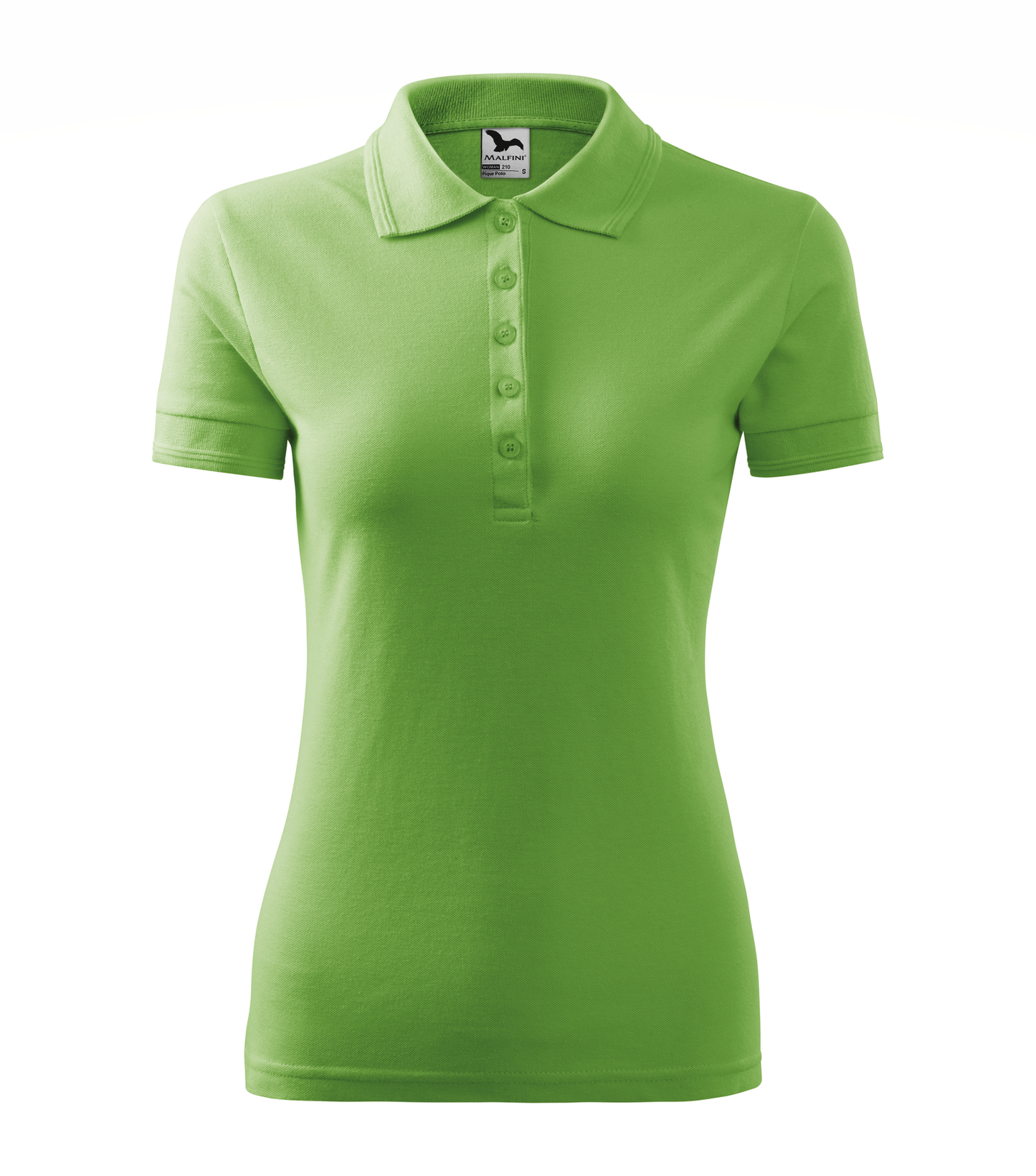 Tricou Polo Pique 210 damă verde  (variantă)