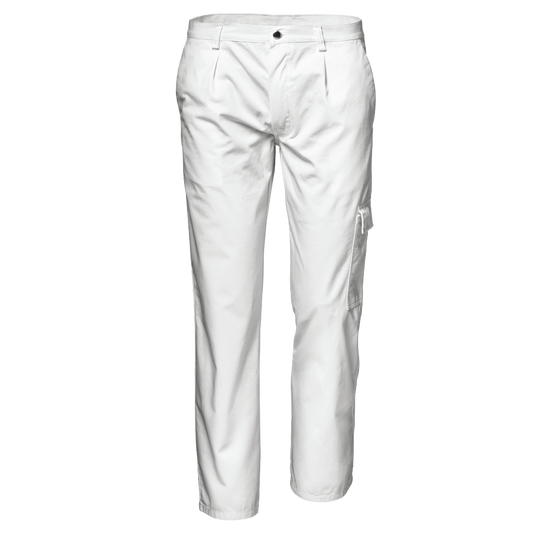 Pantaloni Symbol albi MC1131