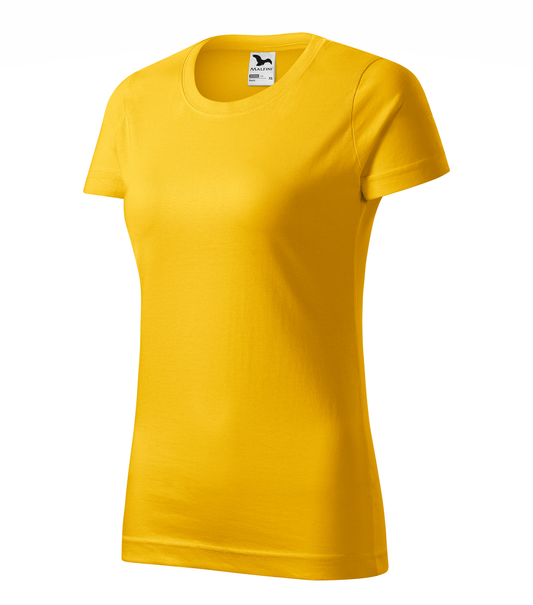 Tricou Basic 134 damă galben (variantă)