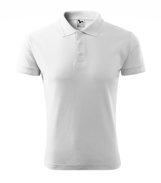 Tricou Polo Pique 203 bărbați alb (variantă)