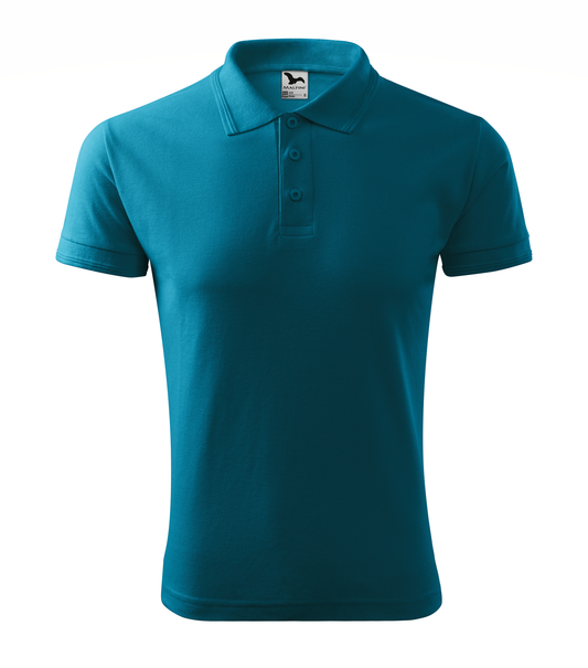 Tricou Polo Pique bărbați turcoaz  (variantă) 203