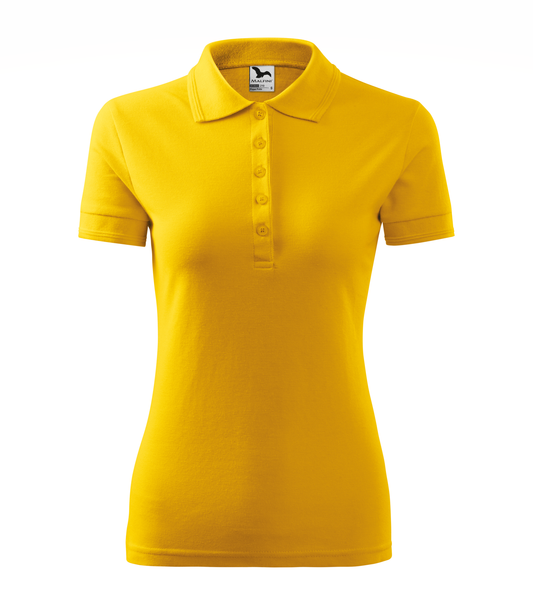 Tricou Polo Pique 210 damă galben  (variantă)